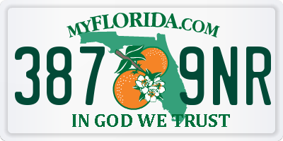 FL license plate 3879NR