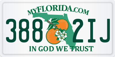 FL license plate 3882IJ