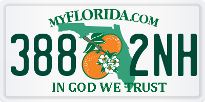 FL license plate 3882NH