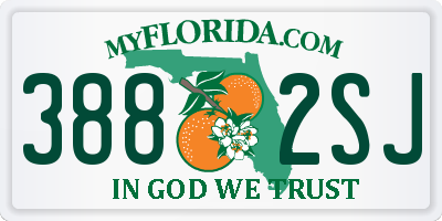FL license plate 3882SJ
