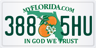 FL license plate 3885HU