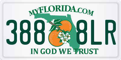 FL license plate 3888LR