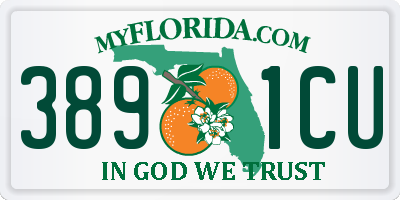 FL license plate 3891CU