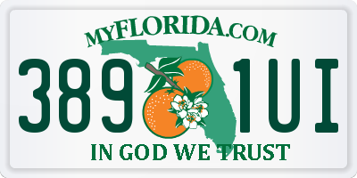 FL license plate 3891UI