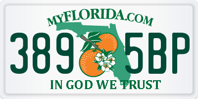 FL license plate 3895BP