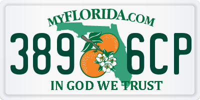 FL license plate 3896CP