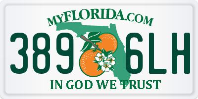 FL license plate 3896LH