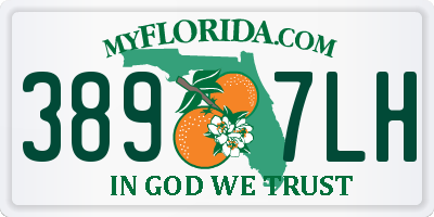FL license plate 3897LH