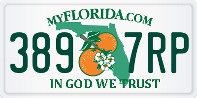 FL license plate 3897RP