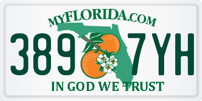 FL license plate 3897YH