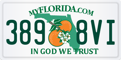 FL license plate 3898VI