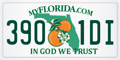 FL license plate 3901DI