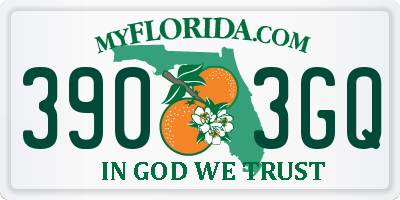 FL license plate 3903GQ