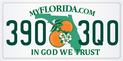 FL license plate 3903QO