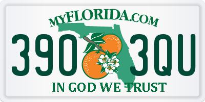 FL license plate 3903QU