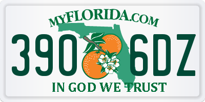 FL license plate 3906DZ