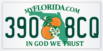 FL license plate 3908CQ