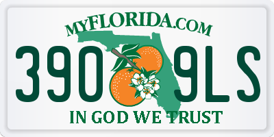 FL license plate 3909LS