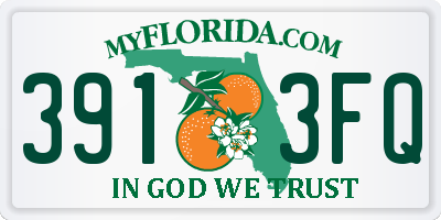 FL license plate 3913FQ