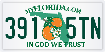FL license plate 3915TN