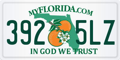 FL license plate 3925LZ