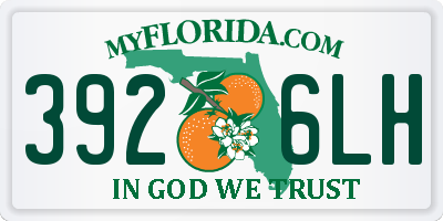 FL license plate 3926LH