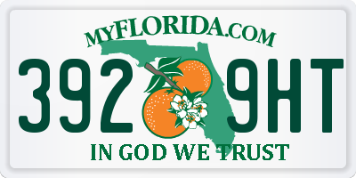 FL license plate 3929HT