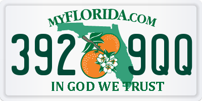 FL license plate 3929QQ