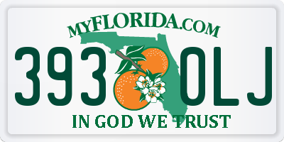 FL license plate 3930LJ