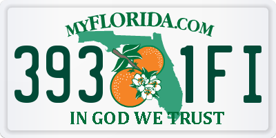 FL license plate 3931FI