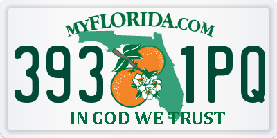 FL license plate 3931PQ