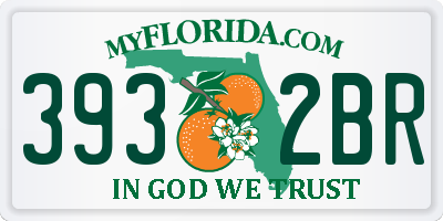 FL license plate 3932BR