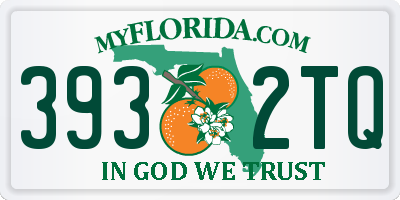 FL license plate 3932TQ
