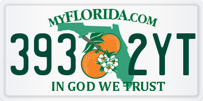 FL license plate 3932YT