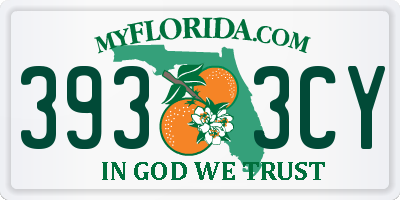 FL license plate 3933CY