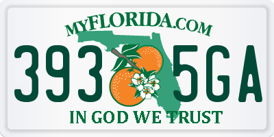 FL license plate 3935GA