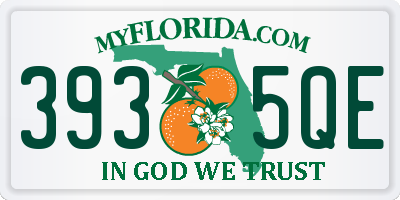 FL license plate 3935QE