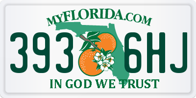 FL license plate 3936HJ