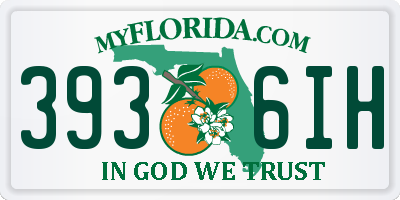 FL license plate 3936IH