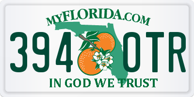 FL license plate 3940TR