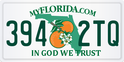 FL license plate 3942TQ