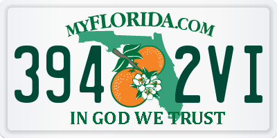 FL license plate 3942VI