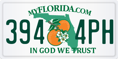 FL license plate 3944PH