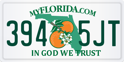 FL license plate 3945JT