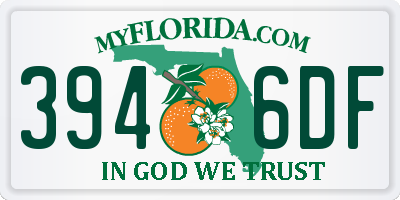 FL license plate 3946DF