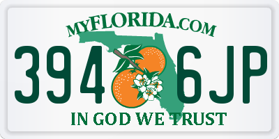 FL license plate 3946JP