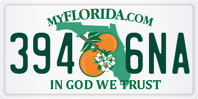 FL license plate 3946NA