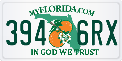 FL license plate 3946RX