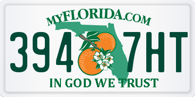 FL license plate 3947HT