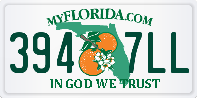 FL license plate 3947LL
